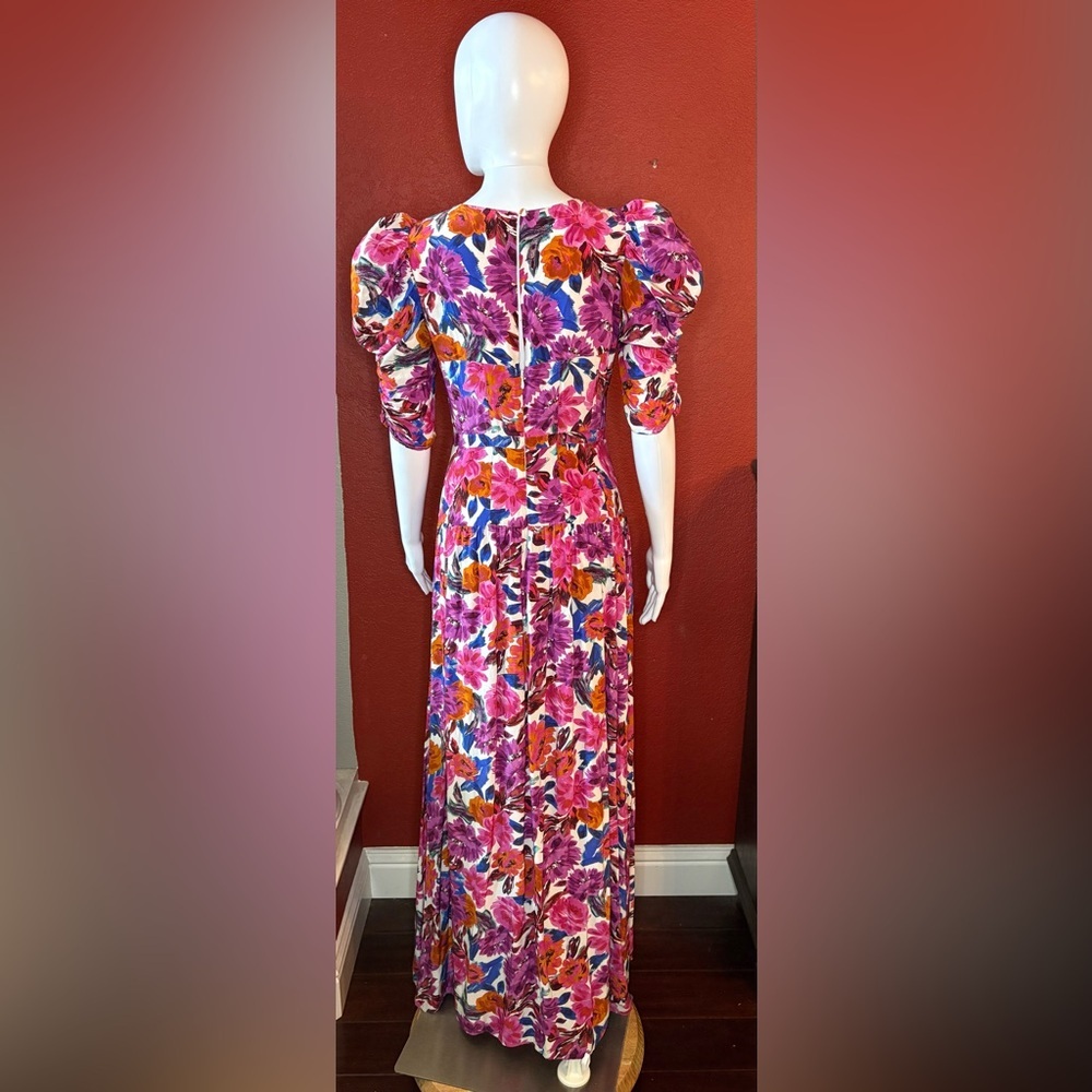For Love & Lemons Cassandra Floral Maxi Dress M - Picture 4 of 11